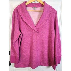 T by Talbots Shawl Collar Pullover Sweater Size 1X